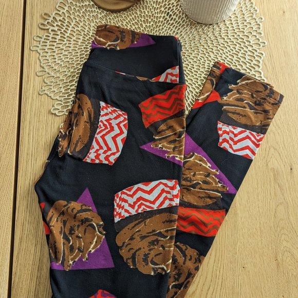 Lularoe One Size Cupcake Leggings - Picture 4 of 4